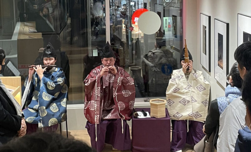 ライカ表参道店様での雅楽演奏