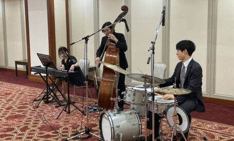 医学学会レセプションでのジャズ演奏