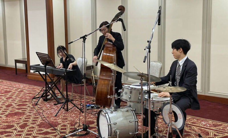 医学学会レセプションでのジャズ演奏